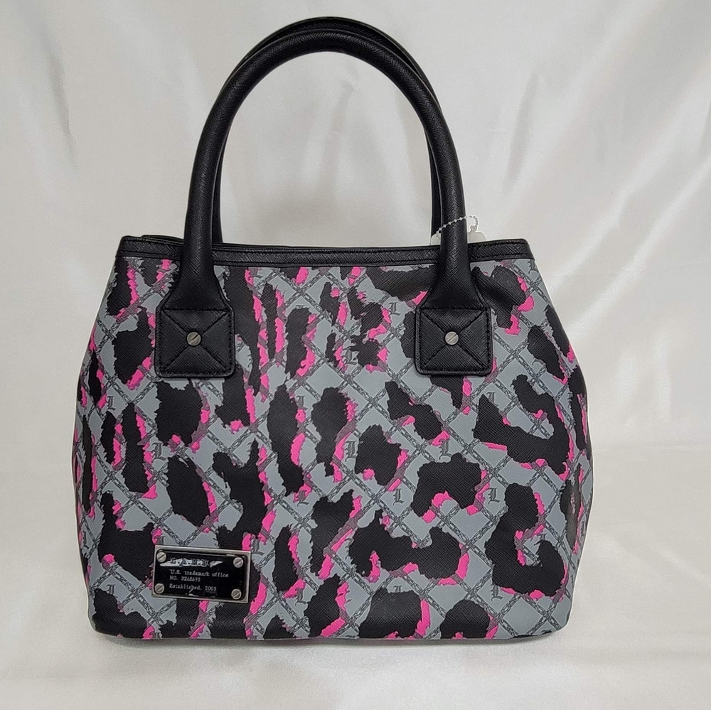 Gwen Stefani leopard lamb bag medium size